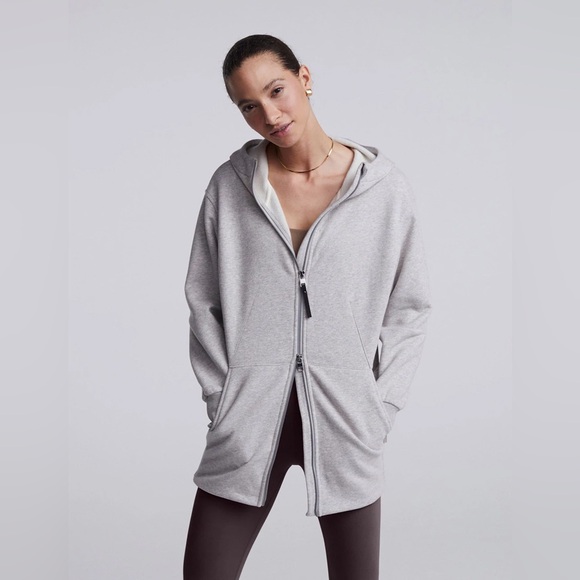 Varley NWOT TEMPLETON HOODIE grey - Picture 2 of 16